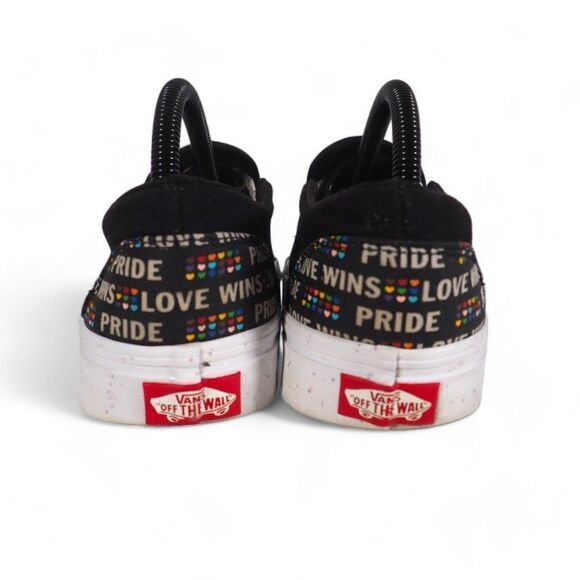 Vans Asher Classic Slip-on "Pride" Skate Shoes Multicolor Women's 10 - Picture 5 of 11